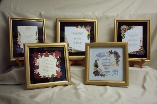 There can be sooo many options to choose from in regards to framing invitations.